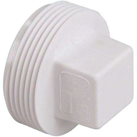Nibco 2 in. PVC DWV MIPT Cleanout Plug C4818HD2